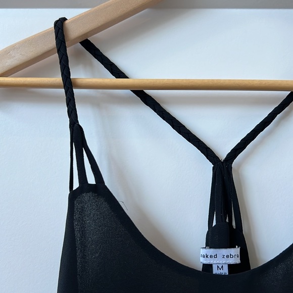 Beautiful black Zebra top with fine details - Picture 2 of 6